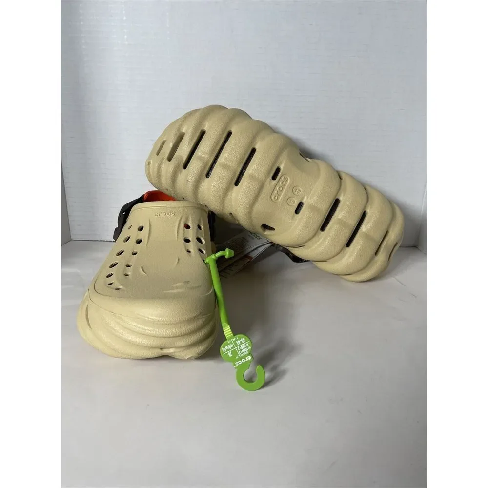 Unisex Clogs Crocs‎ Echo Clog Sesame 207937 M 10/W 12